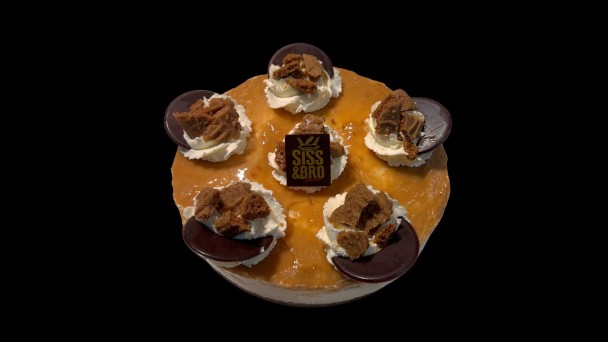 Speculoos cheesecake taartje